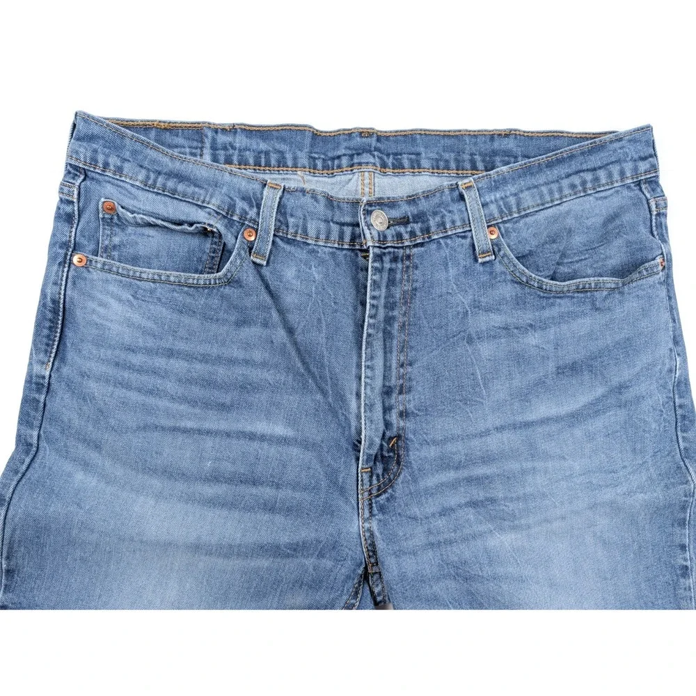 Levi's 541‎ Athletic Fit Distressed Blue Stonewash Denim Jeans Men's Size 38x30